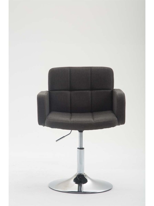 Sezlong țesătură Los Angeles, gri închis