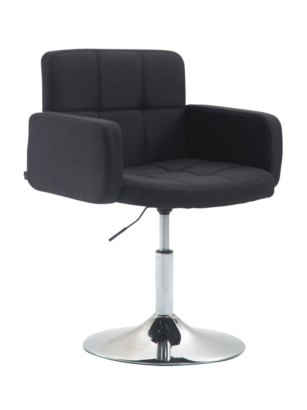 Sezlong țesătură Los Angeles, negru