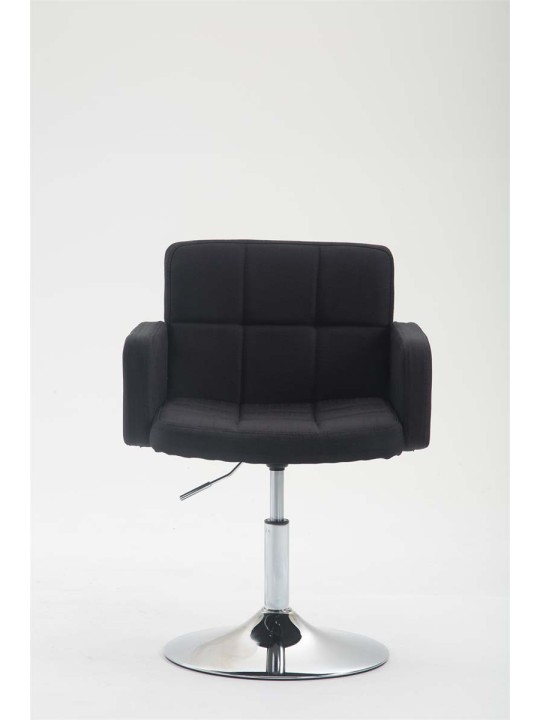 Sezlong țesătură Los Angeles, negru