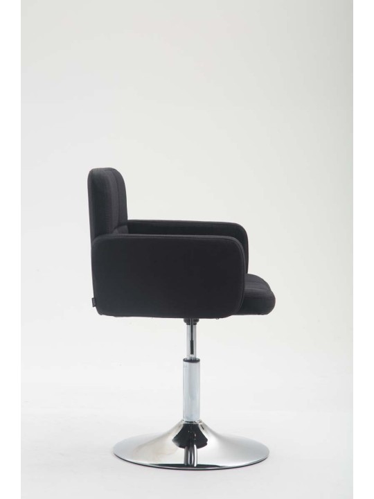 Sezlong țesătură Los Angeles, negru