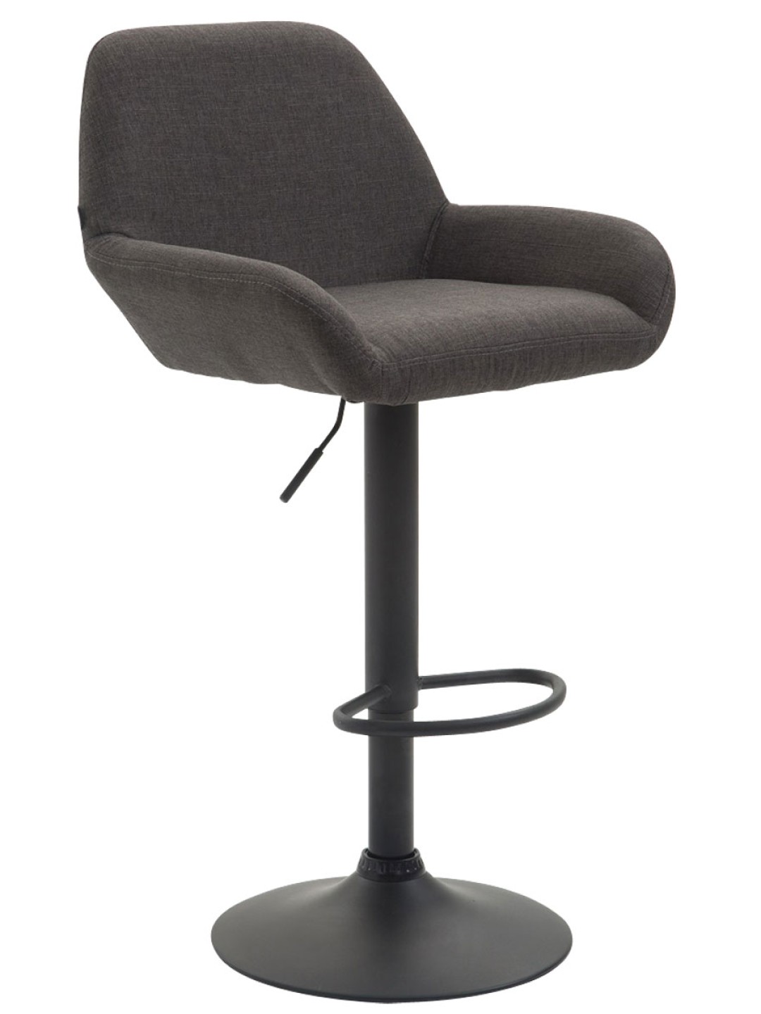 Scaun de bar Braga stofa B, gri închis