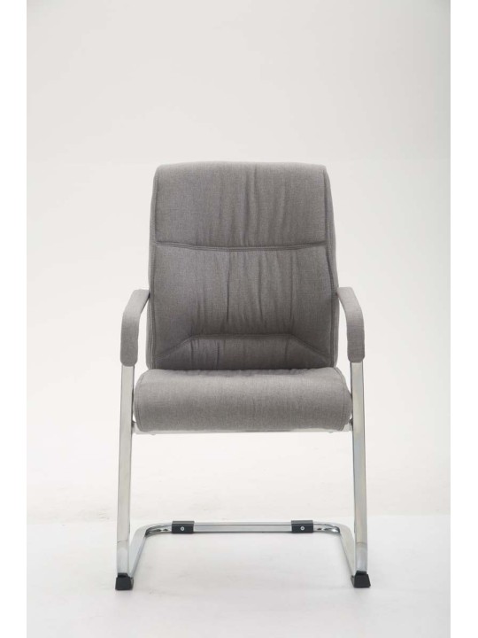 Scaun vizitator XL țesătură Anubis, gri