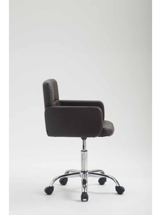 Scaun de lucru Los Angeles imitatie piele, maro Scaun de lucru Los Angeles imitatie piele, maro