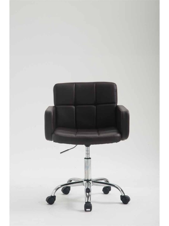 Scaun de lucru Los Angeles imitatie piele, maro Scaun de lucru Los Angeles imitatie piele, maro