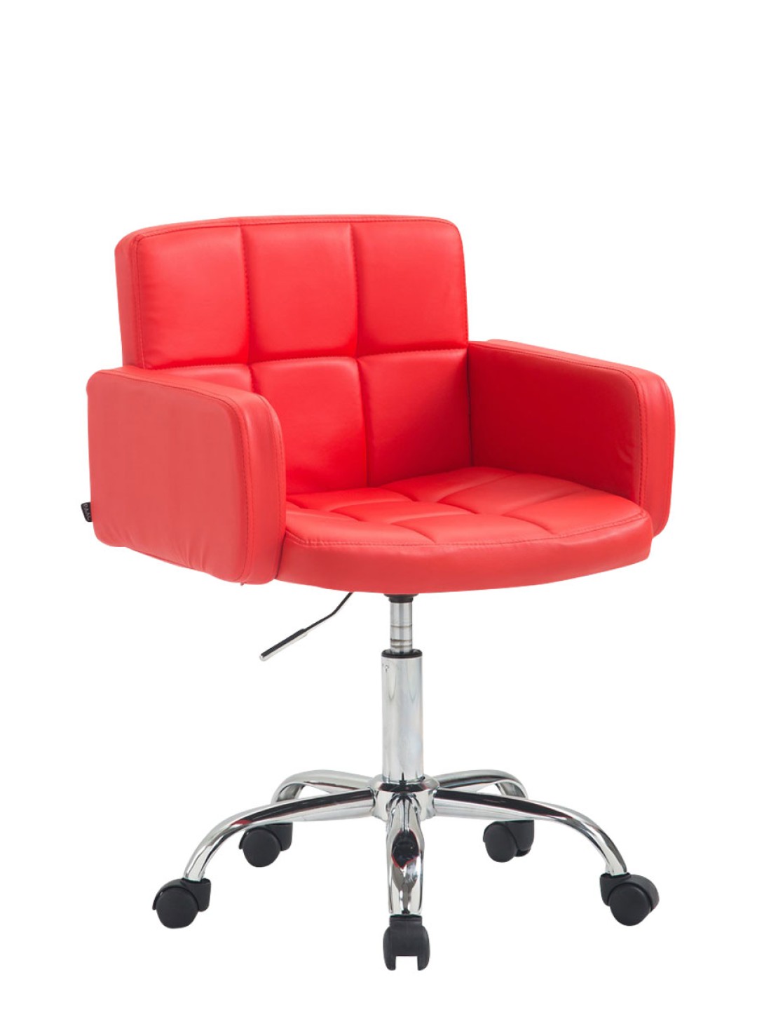 Scaun de lucru Los Angeles imitatie piele, roșu