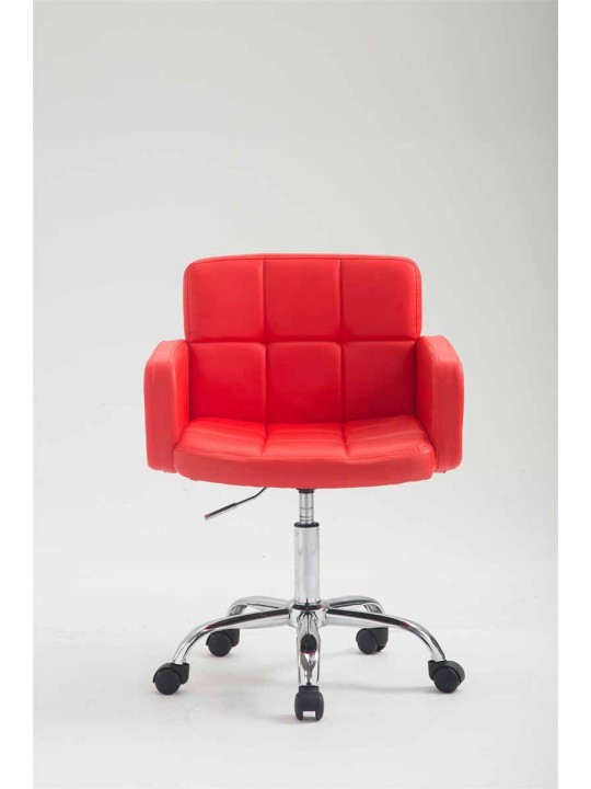 Scaun de lucru Los Angeles imitatie piele, roșu Scaun de lucru Los Angeles imitatie piele, roșu