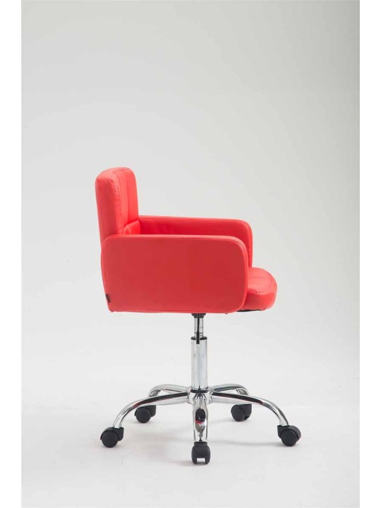 Scaun de lucru Los Angeles imitatie piele, roșu Scaun de lucru Los Angeles imitatie piele, roșu