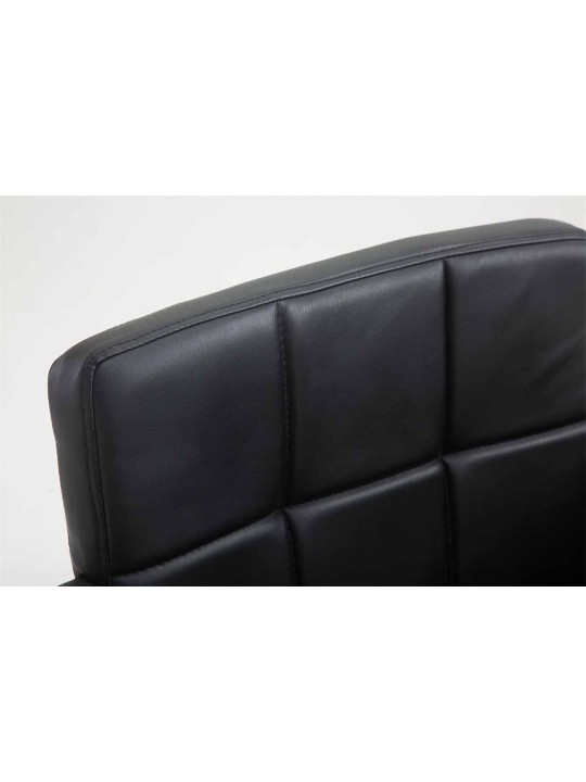 Scaun de lucru Los Angeles imitatie piele, negru