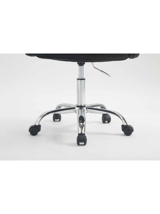 Scaun de lucru Los Angeles imitatie piele, negru