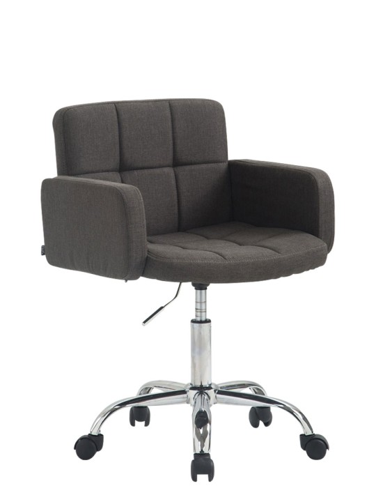 Scaun de lucru Los Angeles material, gri închis Scaun de lucru Los Angeles material, gri închis