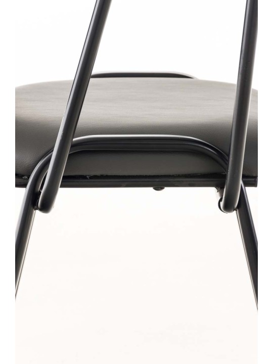 Scaun Ken cu masa plianta imitatie piele, gri Scaun Ken cu masa plianta imitatie piele, gri