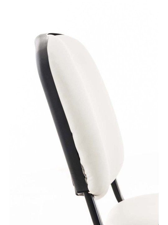 Scaun Ken cu masa plianta imitatie piele, alb Scaun Ken cu masa plianta imitatie piele, alb