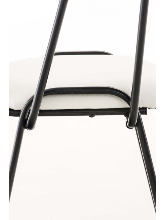 Scaun Ken cu masa plianta imitatie piele, alb Scaun Ken cu masa plianta imitatie piele, alb