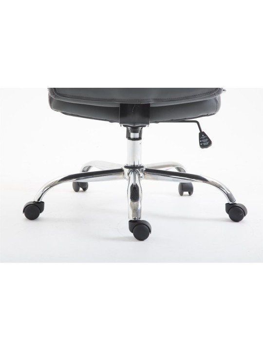 Scaun de birou Vaud imitatie piele, gri