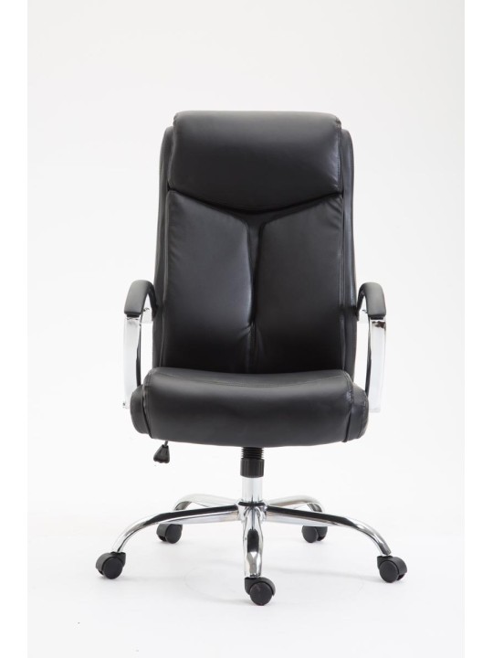 Scaun de birou Vaud imitatie piele, negru