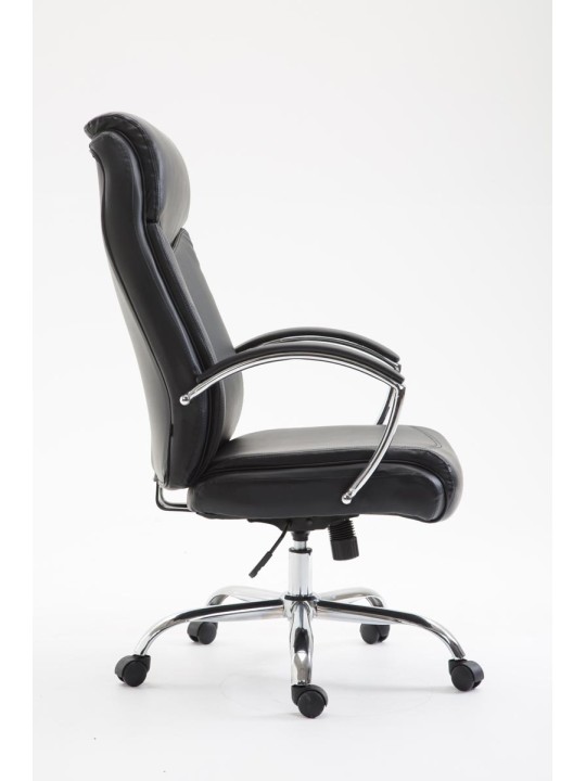 Scaun de birou Vaud imitatie piele, negru