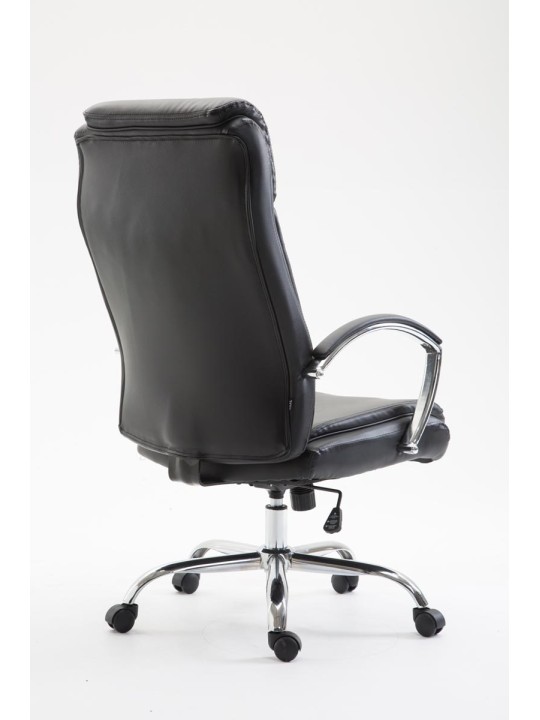 Scaun de birou Vaud imitatie piele, negru