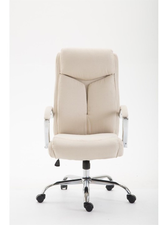 Scaun de birou stofa Vaud, crem