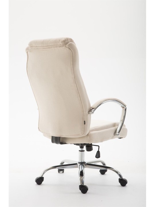 Scaun de birou stofa Vaud, crem