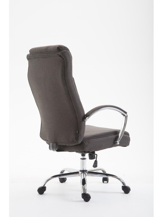 Scaun de birou stofa Vaud, gri închis