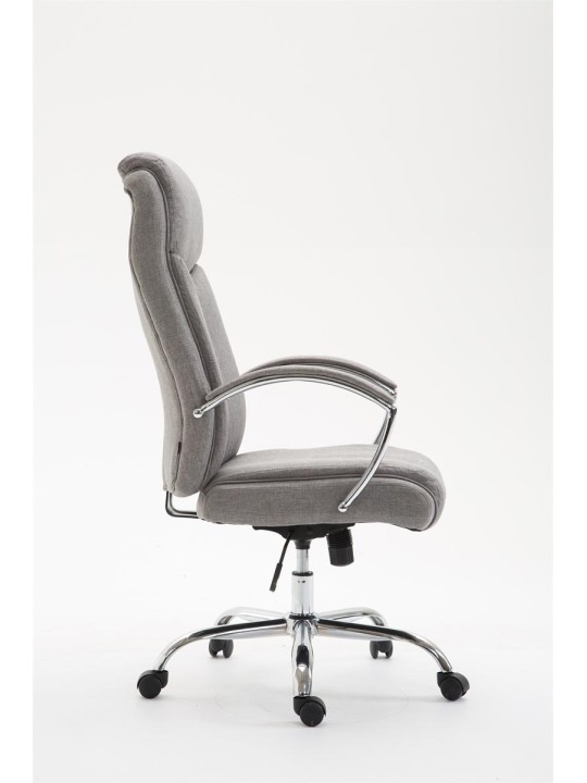 Scaun de birou stofa Vaud, gri