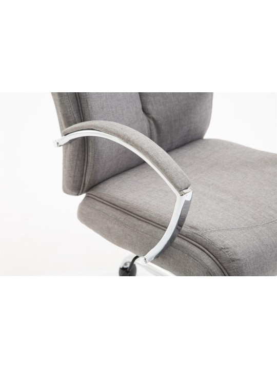 Scaun de birou stofa Vaud, gri