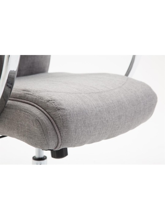 Scaun de birou stofa Vaud, gri
