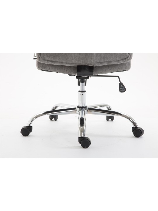 Scaun de birou stofa Vaud, gri