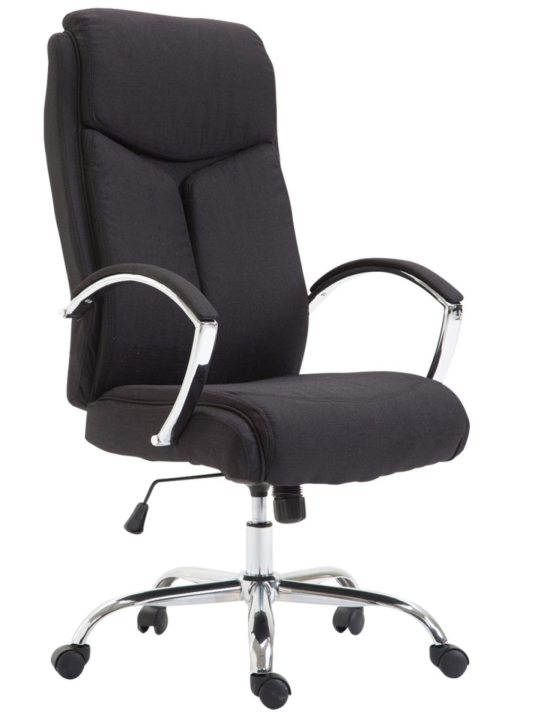 Scaun de birou stofa Vaud, negru