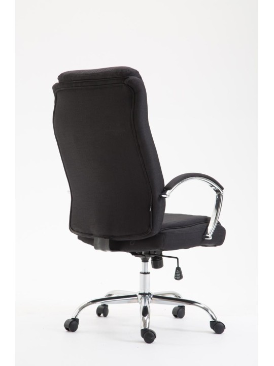 Scaun de birou stofa Vaud, negru