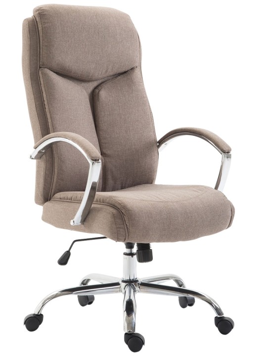 Scaun de birou stofa Vaud, taupe