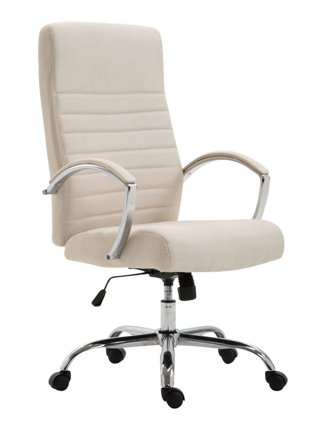 Scaun de birou stofa Valais, crem