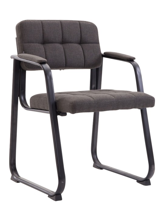 Scaun vizitator stofa Canada B, gri închis