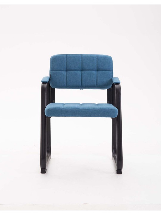 Scaun vizitator stofa Canada B, albastru