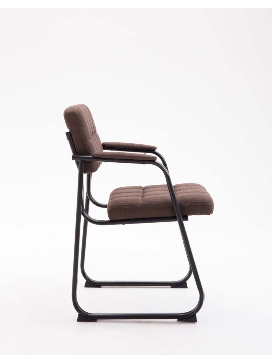 Scaun vizitator stofa Canada B, maro