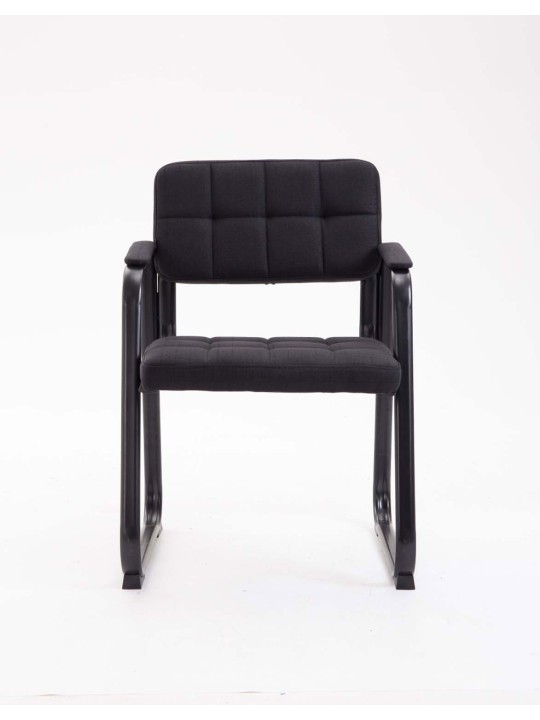 Scaun vizitator stofa Canada B, negru