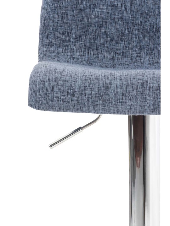 Scaun de bar țesătură Hoover C, albastru