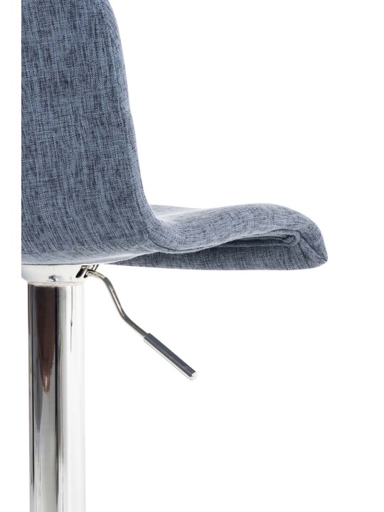 Scaun de bar țesătură Hoover C, albastru