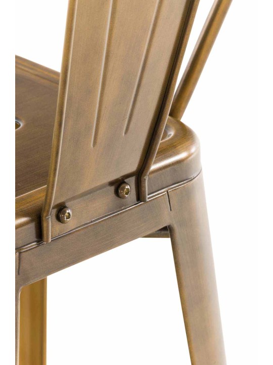 Scaun de bar Aiden, auriu