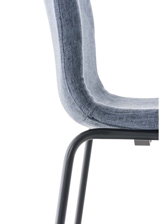 Set de 2 scaune de bar Hoover cadru de 4 picioare, albastru