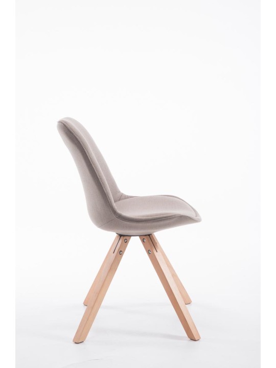 Scaun vizitator Tesatura Toulouse Natura Square, taupe