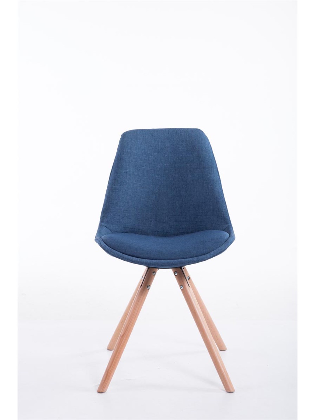 Scaun vizitator Toulouse stofa Natura rotund, albastru