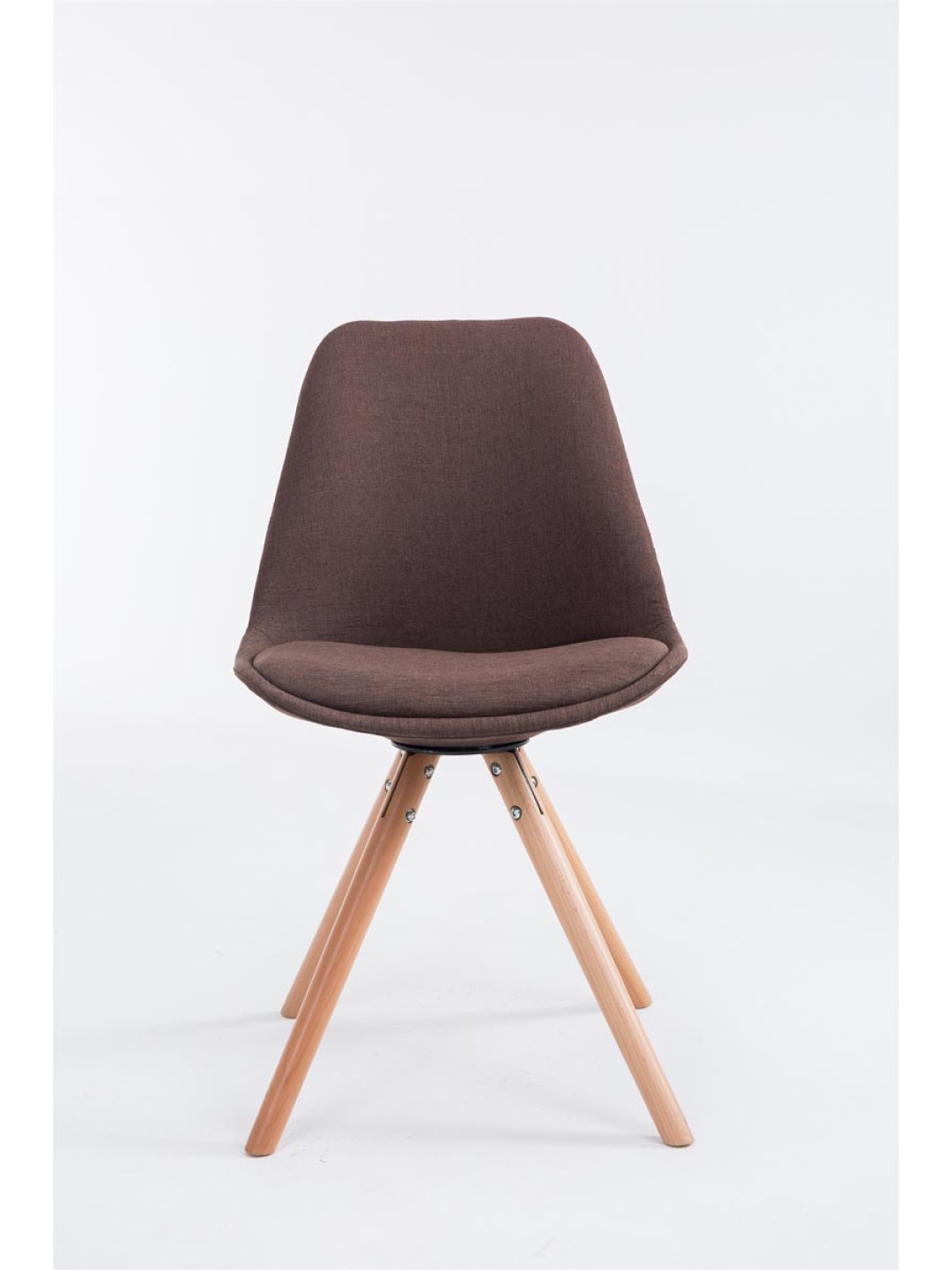 Scaun vizitator Toulouse stofa Natura rotund, maro