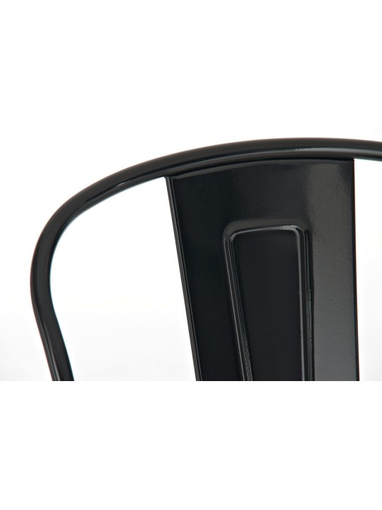 Set 2 scaune de bar Aiden, negru