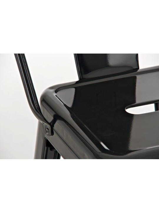 Set 2 scaune de bar Aiden, negru