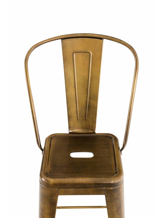 Set 2 scaune de bar Aiden, auriu