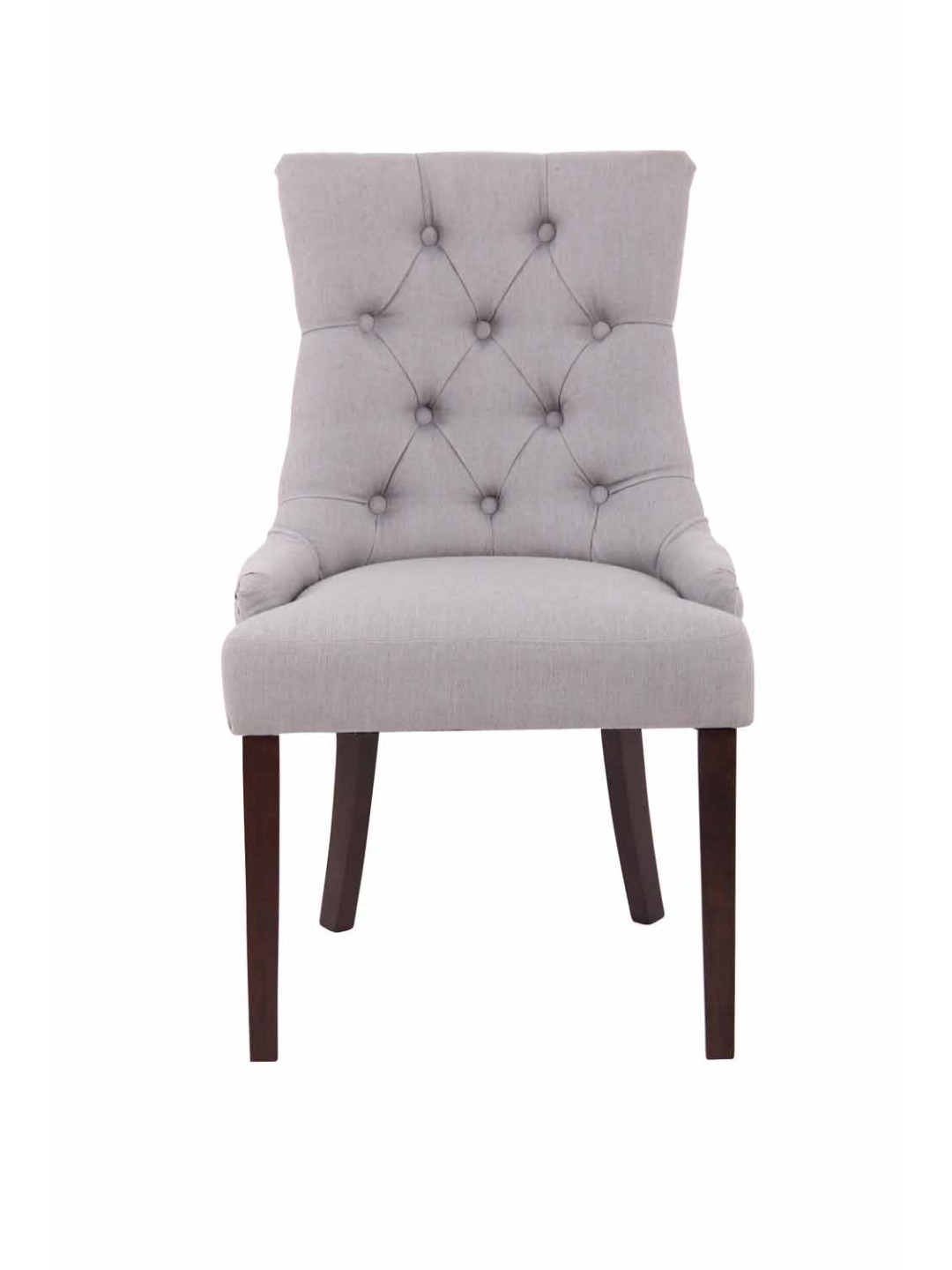 Scaun de sufragerie Aberdeen stofa antic, gri