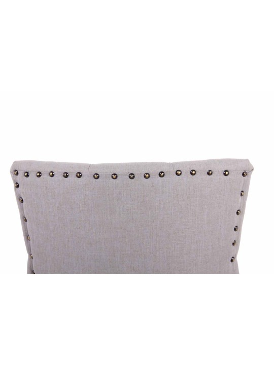 Scaun de sufragerie Aberdeen stofa antic, gri