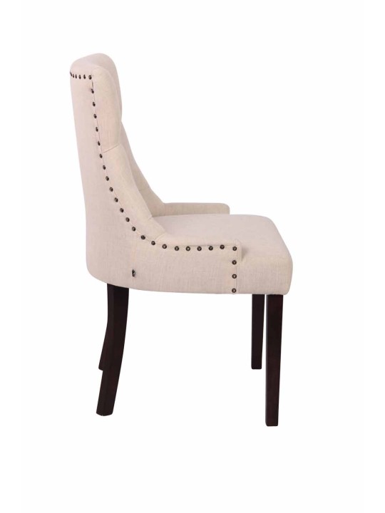 Scaun de sufragerie Aberdeen stofa antic, crem Scaun de sufragerie Aberdeen stofa antic, crem