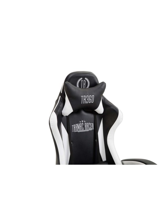 Scaun de birou Ignite imitatie de piele, negru/alb